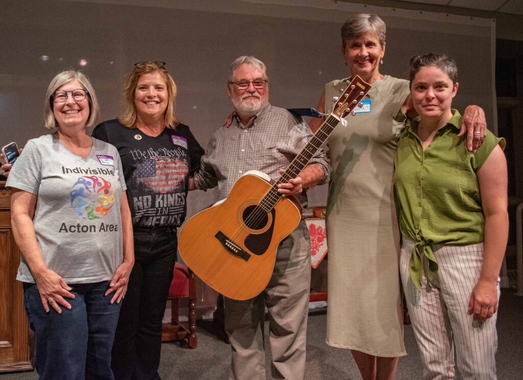 Randy, Christine and Tom with Liz Janet and Rachel