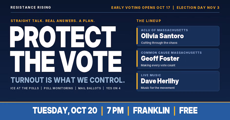 Graphic for Protect the Vote.